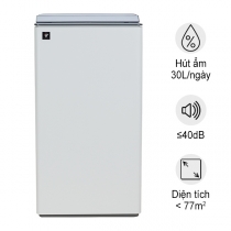 Máy hút ẩm Sharp DW-T30HV-W