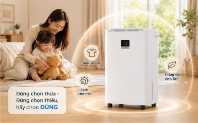 Cách Tính Công Suất Máy Hút Ẩm (Lít/Ngày) Theo Diện Tích Phòng Chuẩn Xác Nhất