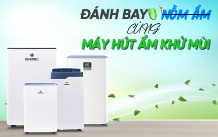 ĐÁNH BAY MÙA NỒM - MÁY HÚT ẨM DÂN DỤNG GIẢM SỐC LÊN ĐẾN 3 TRIỆU ĐỒNG