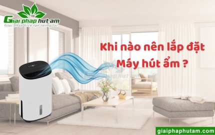 Khi nào Lắp Đặt Máy Hút Ẩm?