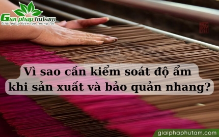 Kiểm Soát Độ Ẩm Trong Sản Xuất, Bảo Quản Nhang Bằng Máy Hút Ẩm