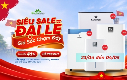 SIÊU SALE ĐẠI LỄ 30/4 - 1/5: GIÁ SỐC CHẠM ĐÁY!
