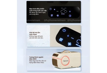 Máy điều hòa di động mini thông minh Fujihome PAC05- 5000BTU
