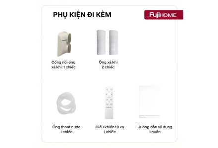 Máy điều hòa di động mini thông minh Fujihome PAC05- 5000BTU