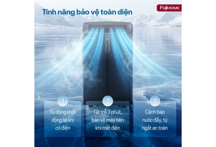 Điều hòa di động Fujihome PAC12Pro 12000BTU -1.5HP, Inverter