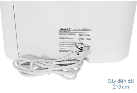 Máy hút ẩm Sharp DW-E16FA-W