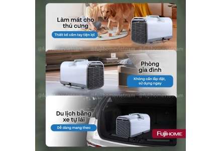 Máy điều hòa di động mini thông minh Fujihome PAC04 - 4000BTU