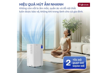 Máy Hút Ẩm Dân Dụng Fujihome DH10NEW