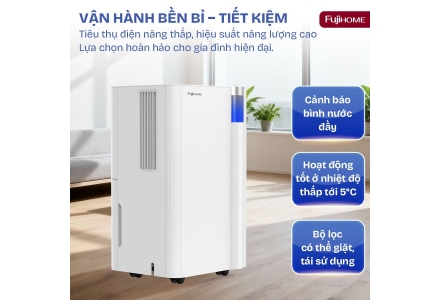 Máy Hút Ẩm Dân Dụng Fujihome DH10NEW