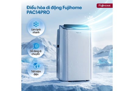 Điều hòa di động Fujihome PAC14Pro 14000BTU - 1.6HP, Inverter
