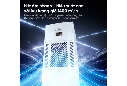 Máy hút ẩm công nghiệp Kosmen KM-180S (180 Lít/24h)
