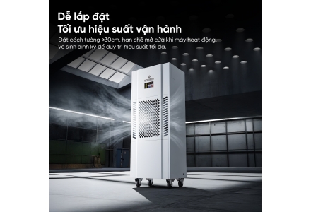 Máy hút ẩm công nghiệp Kosmen KM-180S (180 Lít/24h)