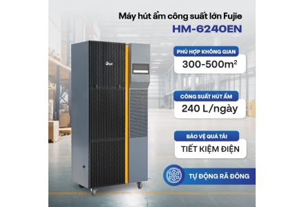 Máy hút ẩm công nghiệp FujiE HM-6240EN 3 Pha Mới