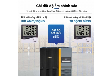 Máy hút ẩm công nghiệp FujiE HM-6240EN 3 Pha Mới