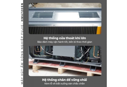 Máy hút ẩm công nghiệp FujiE HM-6720EN 3 Pha Mới