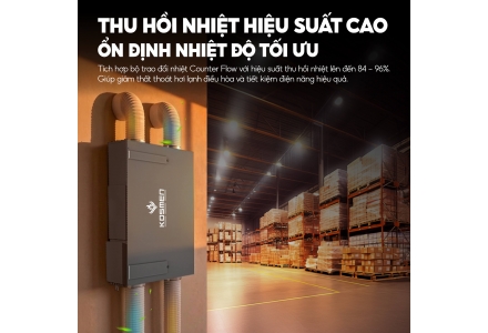 Máy cấp khí tươi và lọc không khí Kosmen KM-A300 Pro