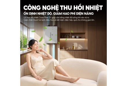 Máy cấp khí tươi và lọc không khí Kosmen KM-A250