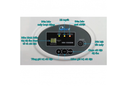Máy hút ẩm công nghiệp FujiE HM-1500DN (150 Lít/24h)