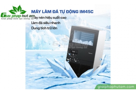 Máy làm đá thương mại kèm lọc nước UF Fujihome IM45C