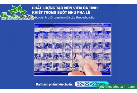 Máy làm đá thương mại kèm lọc nước UF Fujihome IM45C