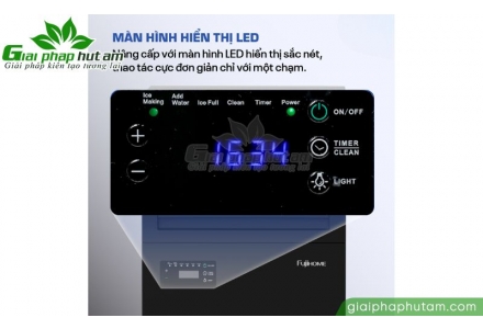 Máy làm đá thương mại kèm lọc nước UF Fujihome IM45C