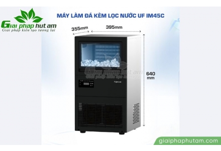 Máy làm đá thương mại kèm lọc nước UF Fujihome IM45C