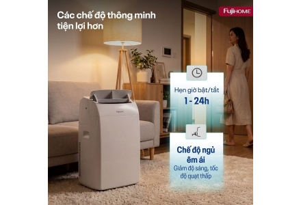 Máy điều hòa di động thông minh Fujihome PAC14N thế hệ mới (14.000BTU-1.6HP)