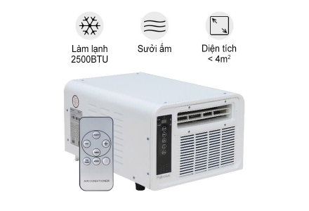 Máy điều hòa di động mini thông minh Fujihome PAC03 - 2500BTU