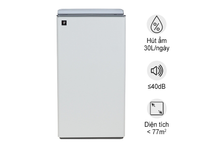 Máy hút ẩm Sharp DW-T30HV-W