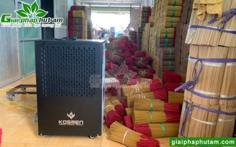 Lắp Đặt Máy Hút Ẩm 150l Sấy Nhang Tại Cơ Sở Kiến Tường - Long An