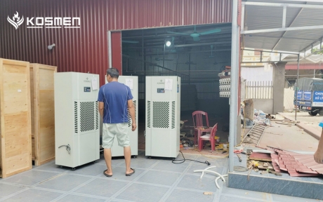 Máy Hút Ẩm Kiểm Soát Ẩm Phòng Sấy Bánh Đa Trần Xá