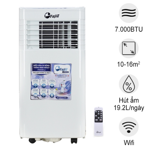 Máy điều hòa di động thông minh FujiE MPAC7 (7000BTU-0.8HP)