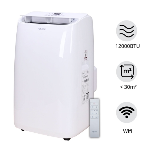 Máy điều hòa di động thông minh Fujihome PAC12N thế hệ mới (12.000BTU-1.5HP)