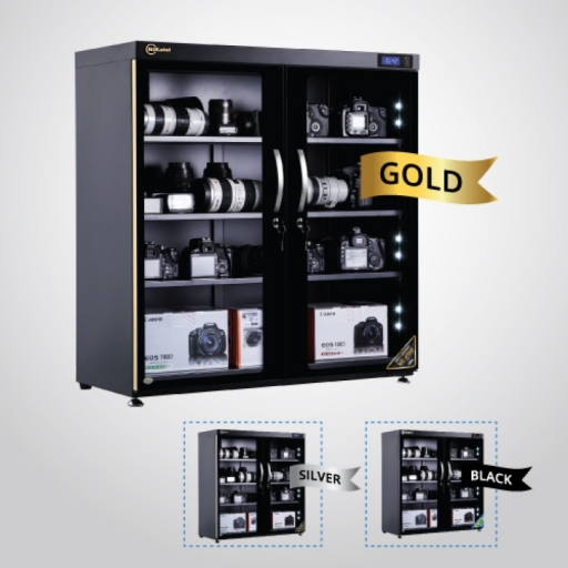 Tủ chống ẩm Nikatei NC-250S (Gold/Silver/Black)