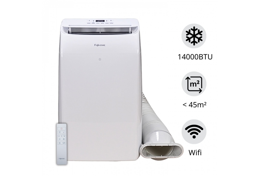 Máy điều hòa di động thông minh Fujihome PAC14N thế hệ mới (14.000BTU-1.6HP)
