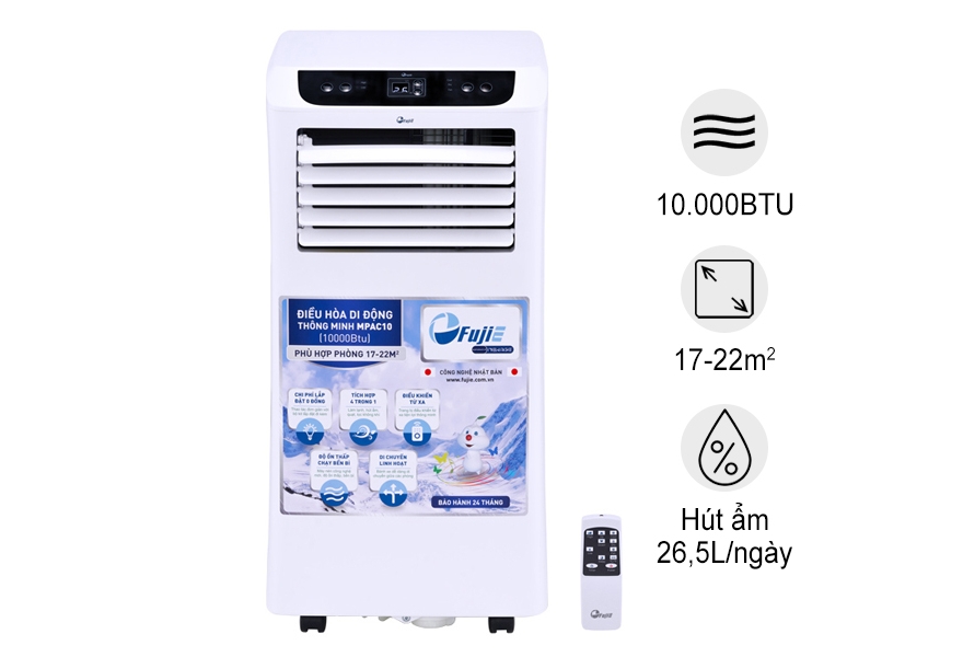 Máy điều hòa di động thông minh FujiE MPAC10 (10000BTU-1.1 HP)