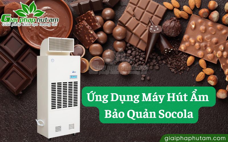 máy hút ẩm bảo quản socola