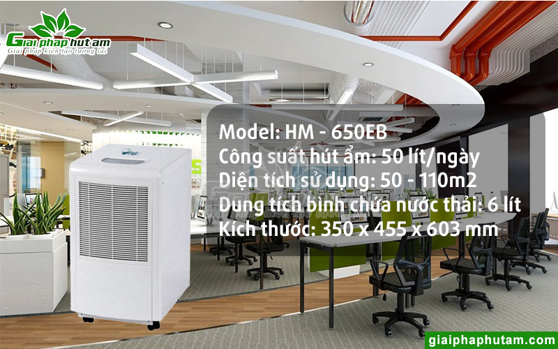 Thông số kỹ thuật máy hút ẩm dân dụng FujiE HM-650EB