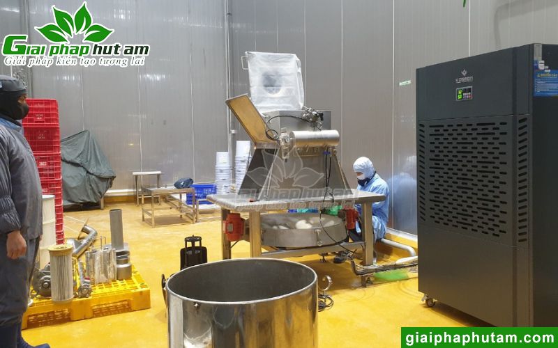 Dự án lắp đặt máy hút ẩm công nghiệp bảo quản thịt của BIGMART