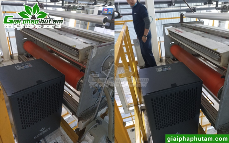 Hình ảnh bàn giao máy hút ẩm tại Bắc Ninh bảo quản keo dán tại 2