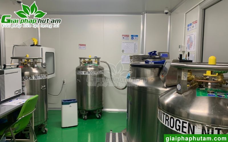 Lắp đặt máy hút ẩm Kosmen KM-20N tại Ngân hàng mô VNCORD - DK tại TP HCM