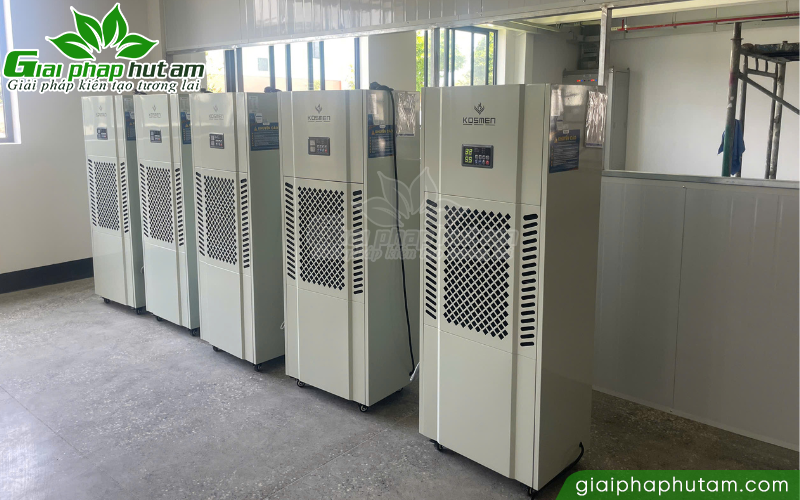 lắp đặt máy hút ẩm công nghiệp