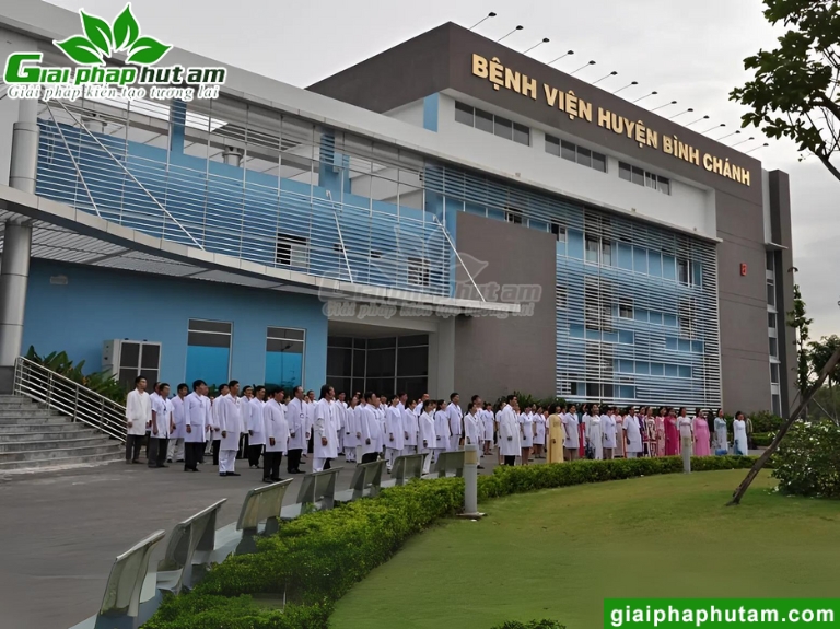 lắp máy hút ẩm tại bệnh viện huyện bình chánh