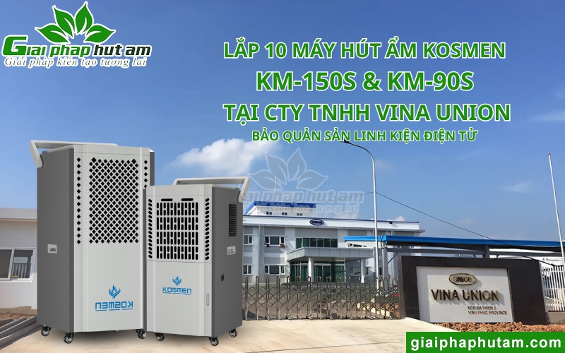 Lắp Máy Hút Bảo Quản Linh Kiện Điện Tử tại vina union vĩnh phúc