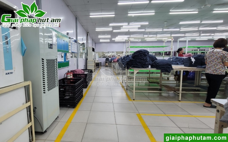 lắp máy hút ẩm tại shinwon ebenezervn  tại vĩnh phúc bảo quản hàng may mặc 1