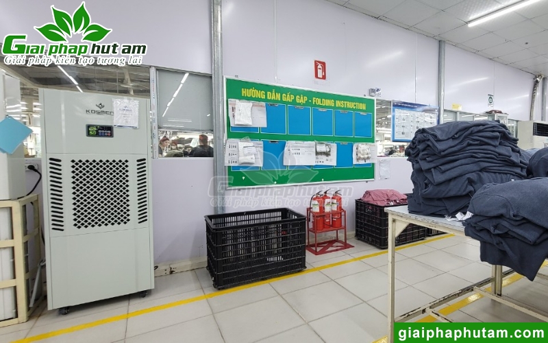 lắp máy hút ẩm tại shinwon ebenezervn  tại vĩnh phúc bảo quản hàng may mặc 3