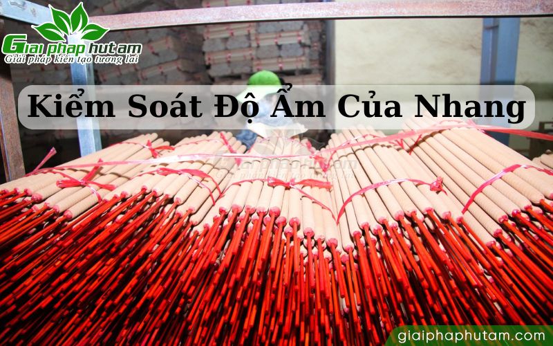 Kiểm soát độ ẩm của nhang vằng máy hút ẩm