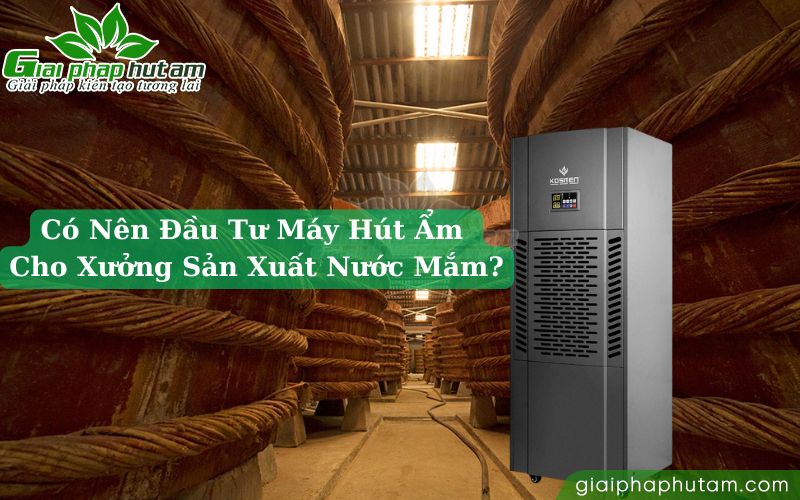máy hút ẩm công nghiệp cho xưởng sản xuất nước mắm