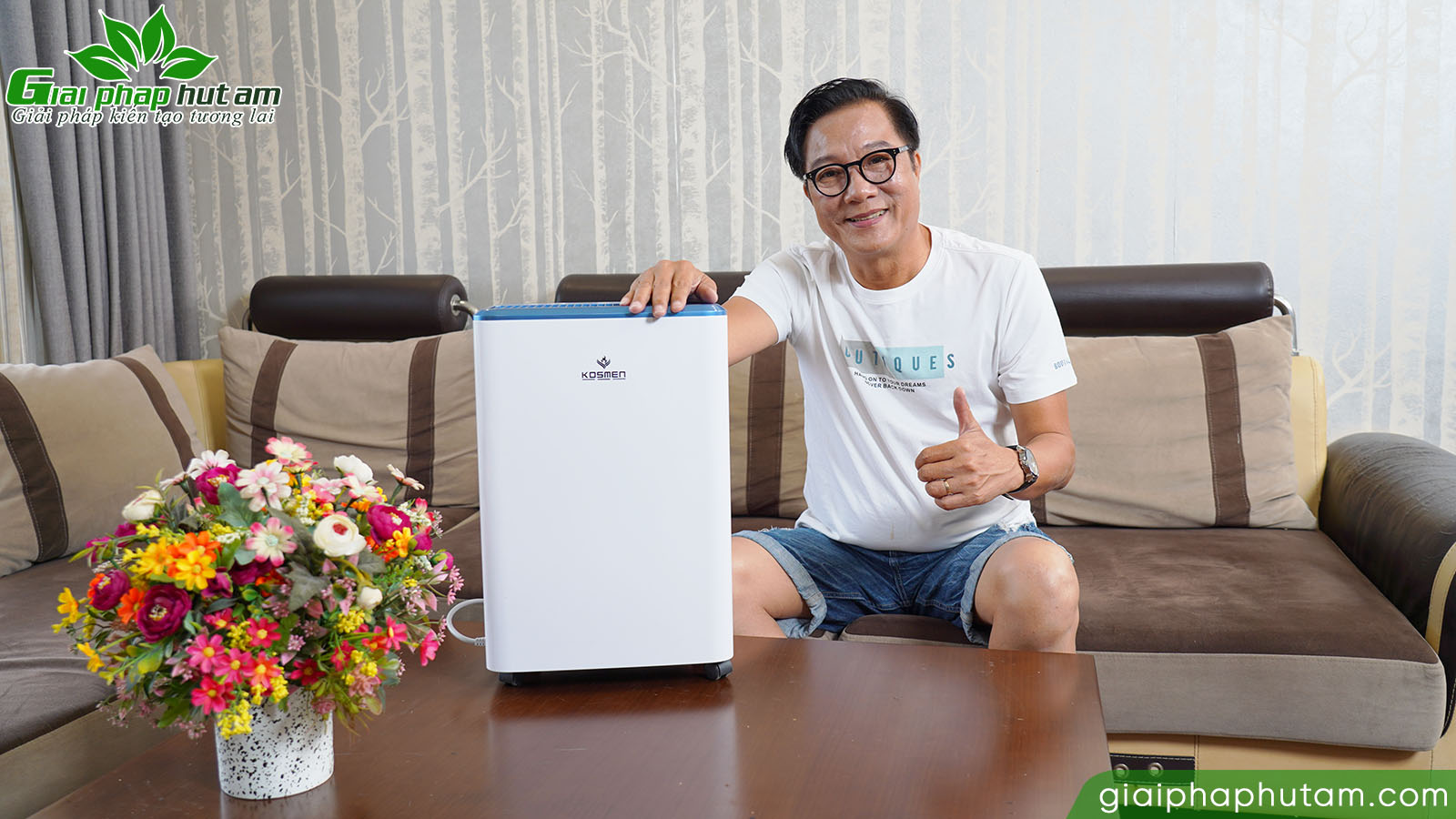 Hình thực tế máy hút ẩm Kosmen KM - 12N