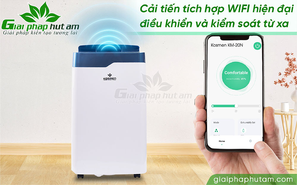 Kết nối Kosmen KM-20N với Wifi và điều khiển qua App điện thoại